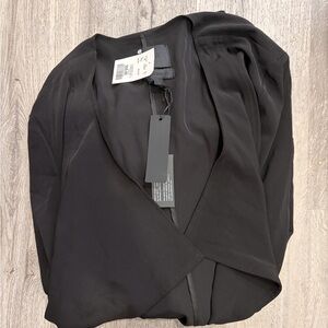 Elegant Black Women's Blazer Jacket